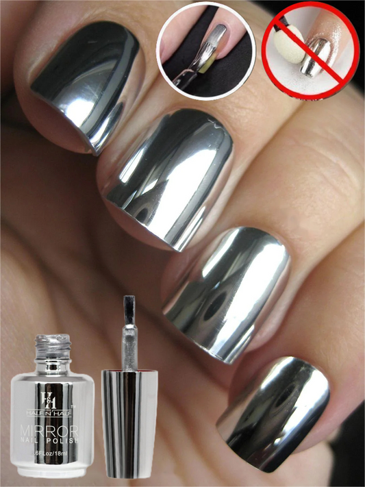 2024 Glamorous Metallic Mirror Chrome Nail Art Polish