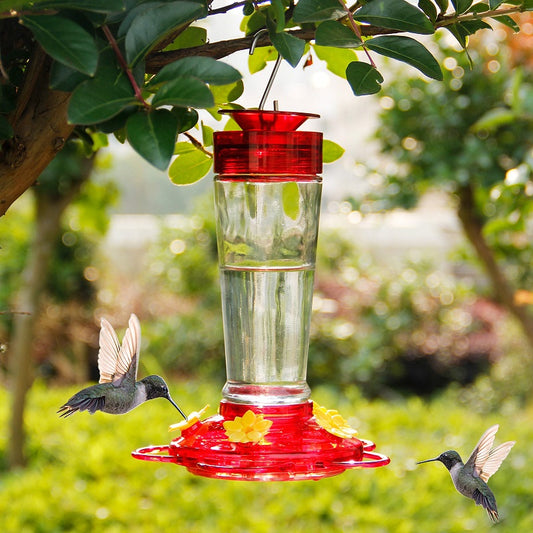 Top Selling🔥Hummingbird Feeder With Built-in Bee Guards And Ant Moat
